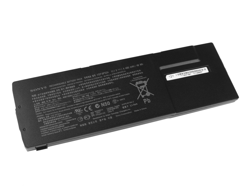 Original Batterier Sony Vaio SVS13A16GNB 4400mAh 49Wh - Klicka på bilden för att stänga