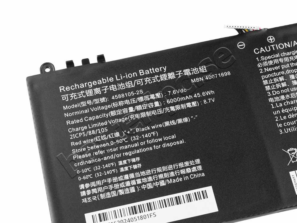 Batterier Toshiba Dynabook Satellite Proffs C40-H-101 A1PYS36E112J 6000mAh 45.6Wh