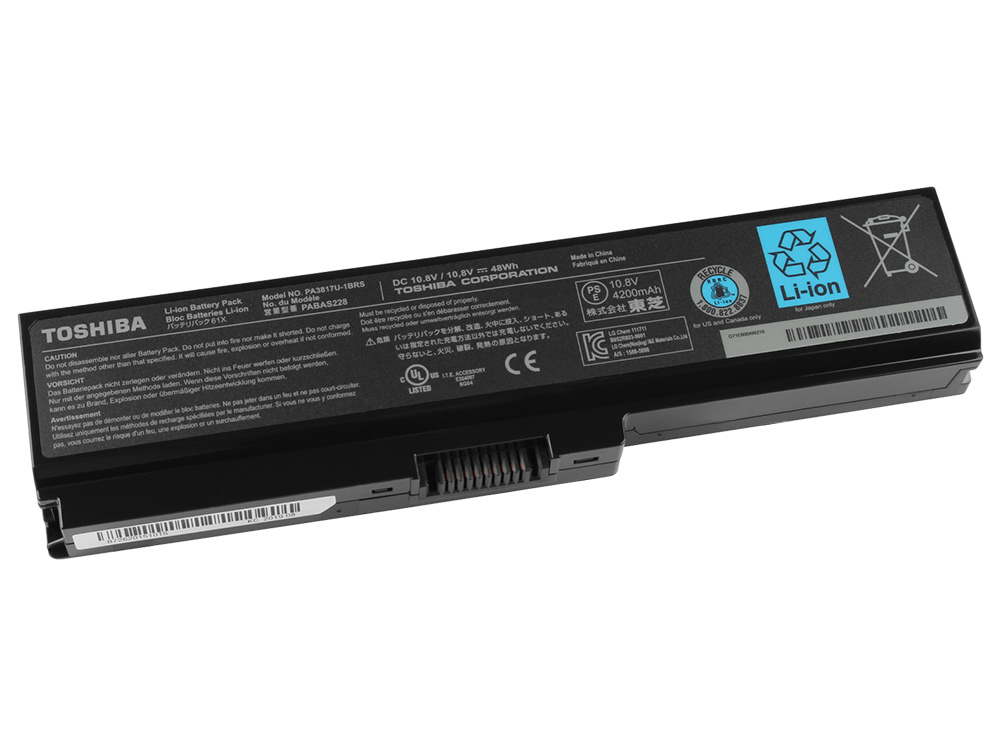 4400mAh Toshiba A660D-BT2N23 A660D-BT2NX2 A660D-ST2G01 Batterier