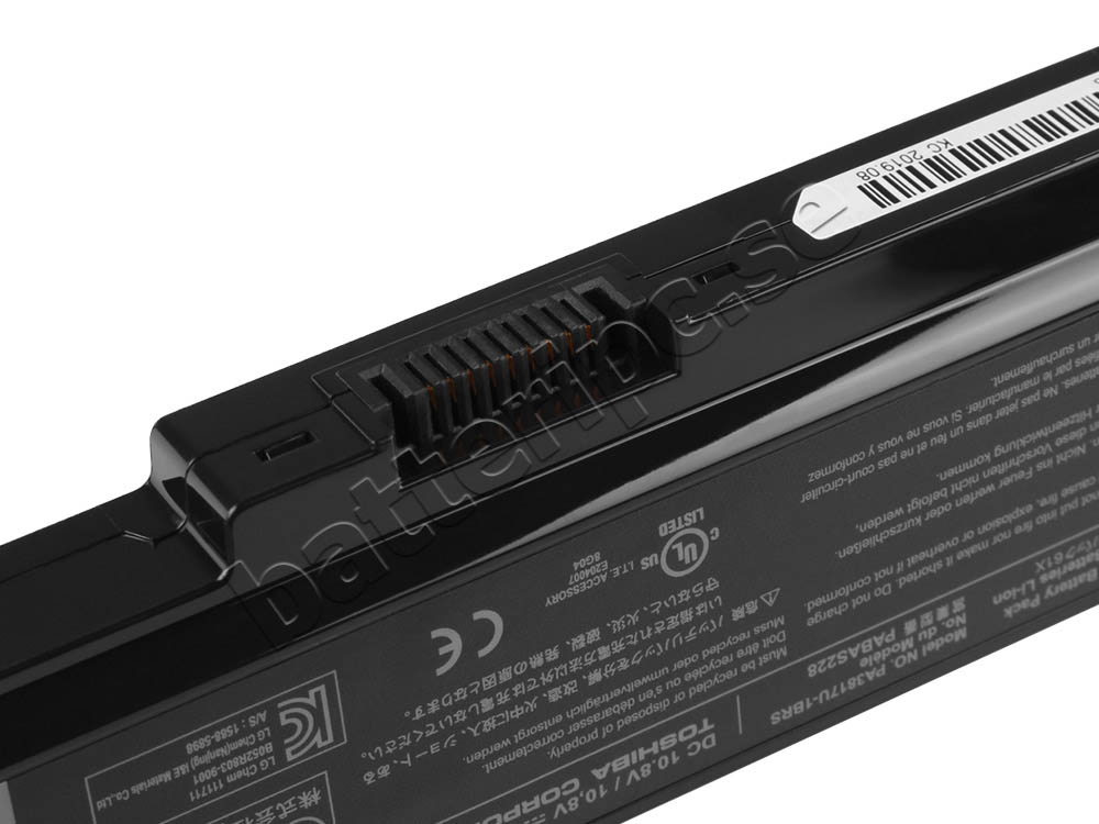 4400mAh Toshiba A660D-BT2N23 A660D-BT2NX2 A660D-ST2G01 Batterier