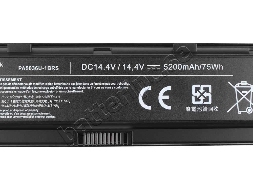 3000mAh Batterier Toshiba Qosmio X70-A-01Y X70-A-121 X70-AST3GX1