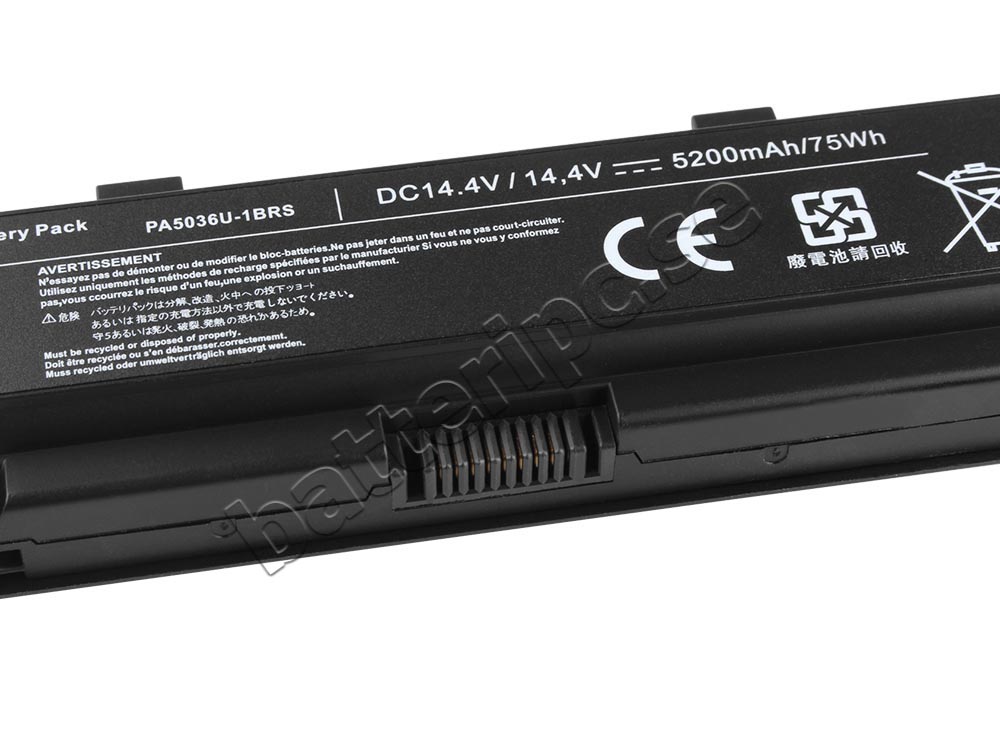 3000mAh Batterier Toshiba Qosmio X70-A-01Y X70-A-121 X70-AST3GX1