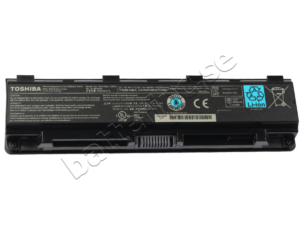 48Whr Original Batterier Toshiba Satellite C70-BBT2N11 C70-BST2NX1