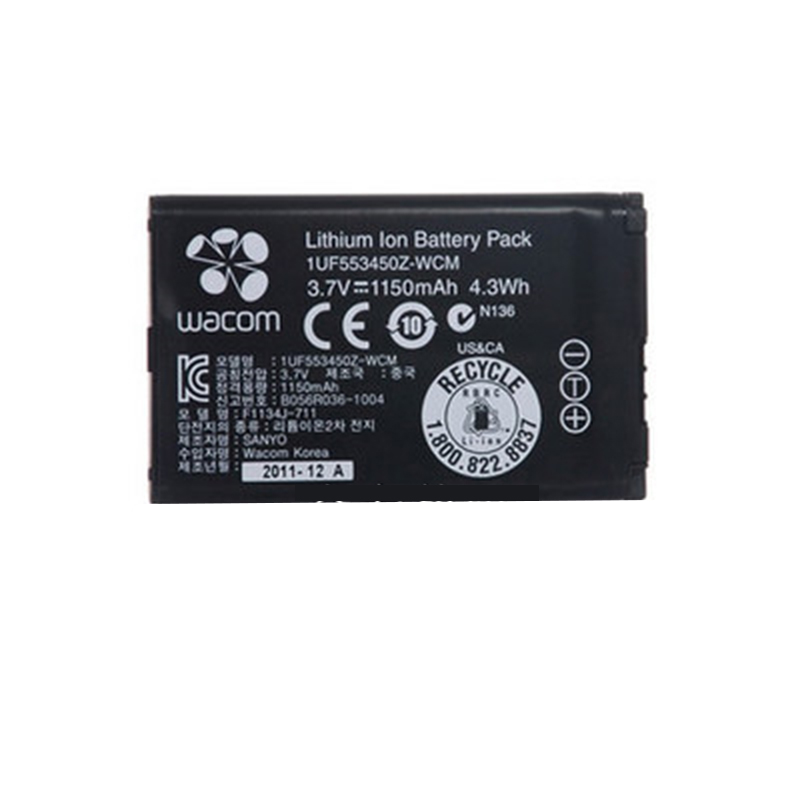 Original Batterier Wacom 1UF553450Z-WCM 1150mAh 4.3Wh