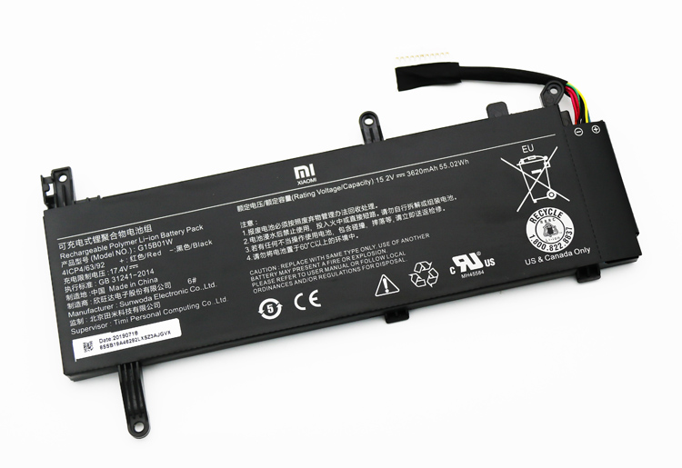 Original Batterier Xiaomi 171502-AB 3620mAh 55.02Wh